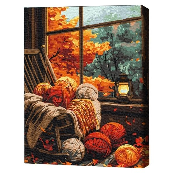 Pictură pe numere 30*40 сm (fără cutie) – Confort de toamnă