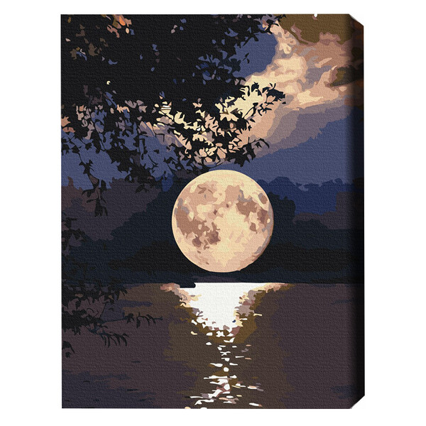 Pictură pe numere 40×50 cm (fără cutie)  –  Apus de soare