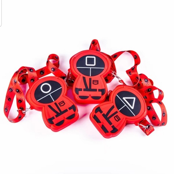 Gentuță din silicon Pop It ”Squid Game” ( 10*12сm)