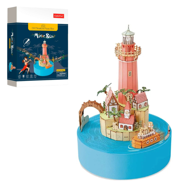 3D puzzle Cutie muzicală „Insula de vară”