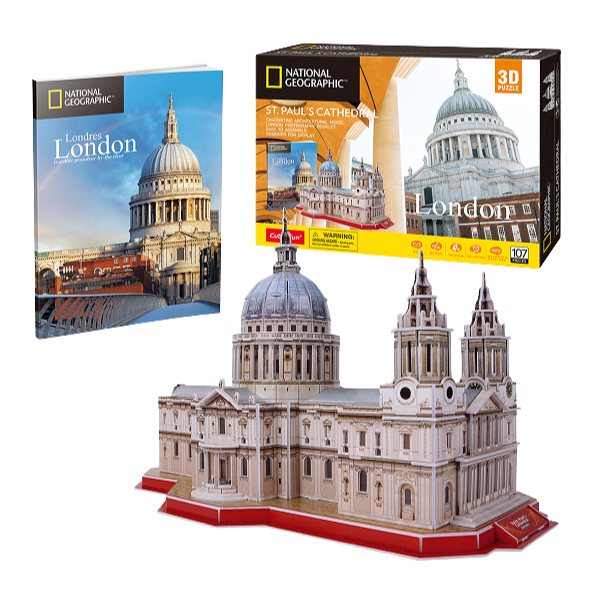 3D puzzle “Catedrala Sfîntul Paul”, 107 elemente