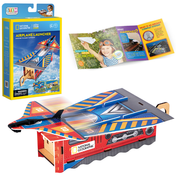 STEM Series 3D puzzle “Lansator de avioane” – explorăm decolarea, 53 elem.