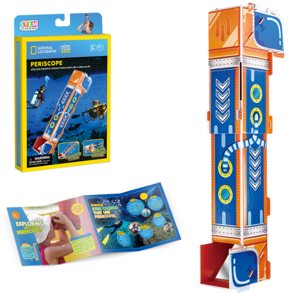 STEM Series 3D puzzle “Periscop” – explorăm optica, 10 elem.