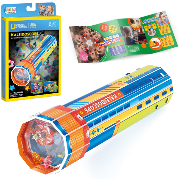 STEM Series 3D puzzle “Caleidoscop” – studiem lumina și reflexia, 18 elem.