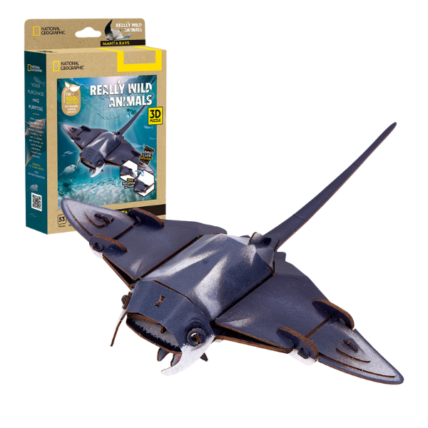 3D puzzle “Manta”, 53 elemente