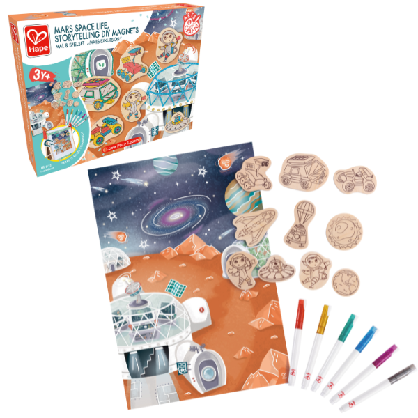 Set magnetic “Expediția pe Marte”