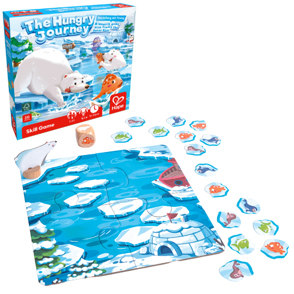 Joc de societate puzzle “Ursuleț polar”