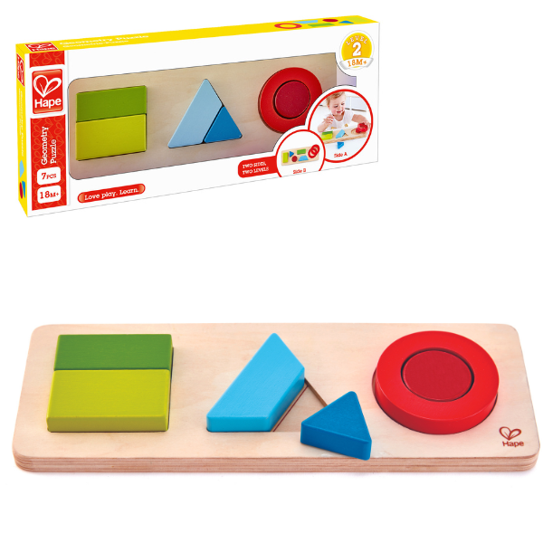 Puzzle tactil “Forme geometrice”