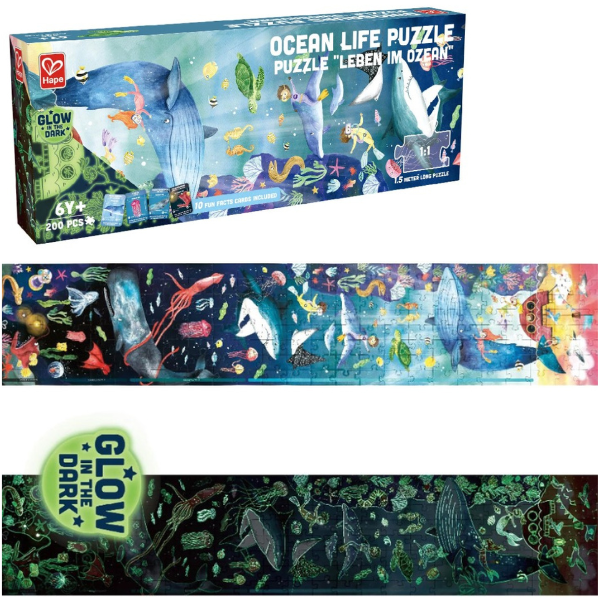 Puzzle 1,5 m “Viața în ocean”, 200 elem.