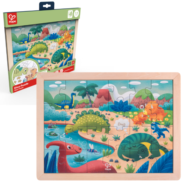 Puzzle 2 în 1 “Dinozauri”