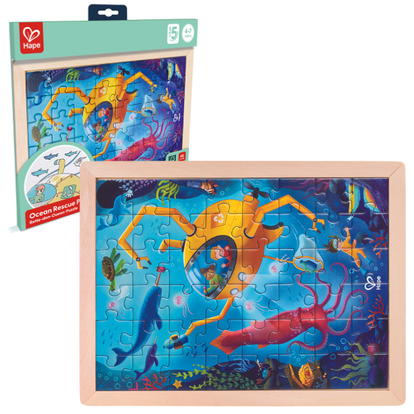 Puzzle 2 în 1 “Călătorie subacvatică”