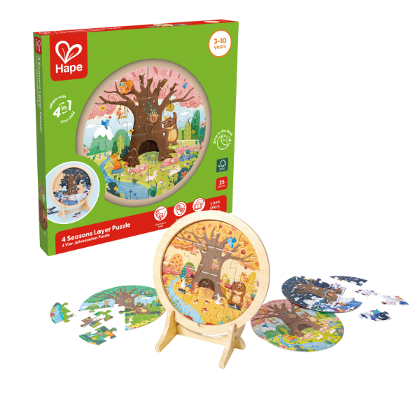 Puzzle “4 anotimpuri” (10+12+16+18 el.)