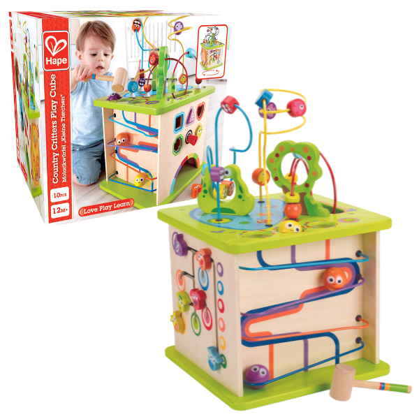 Cub Montessori cu lumini “Animalele”