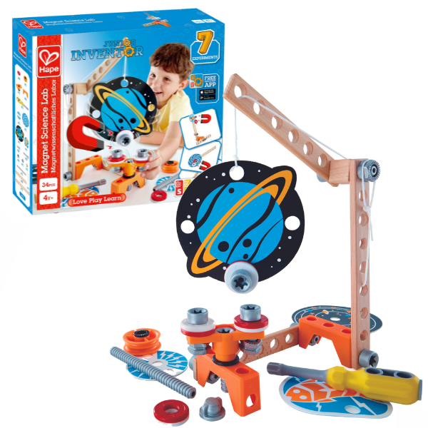 Constructor din lemn “Laborator magnetic”