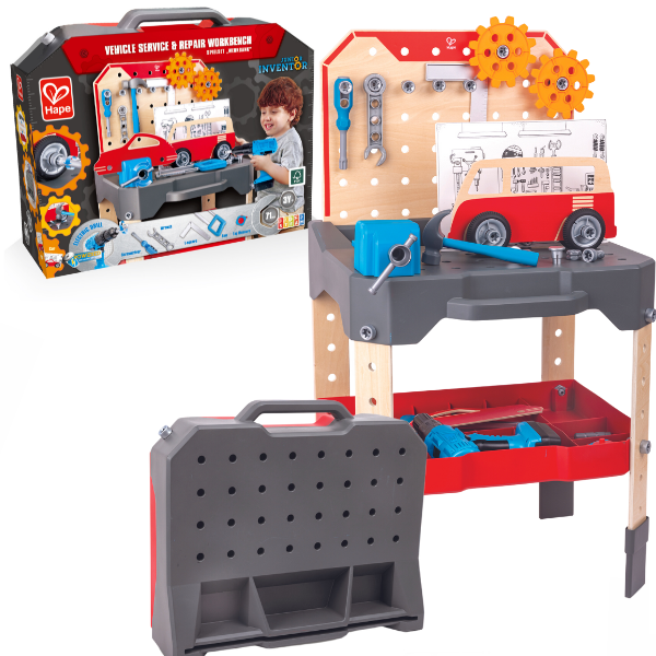 Set de joc „Masă de lucru pentru întreținerea și reparația automobilelor”