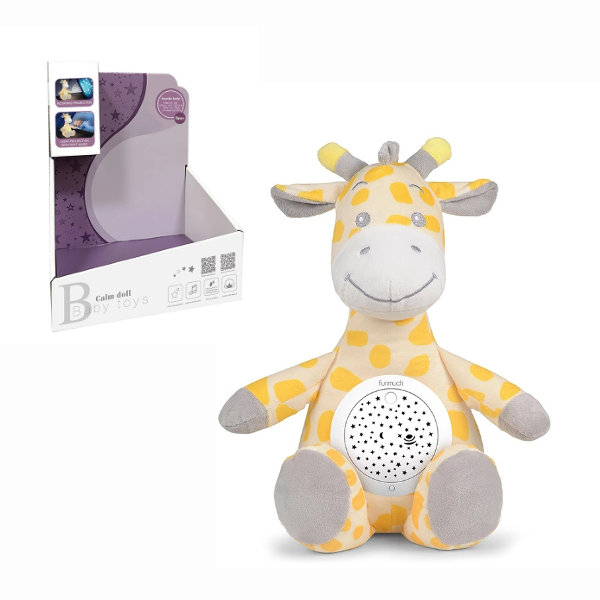 Lampa de noapte-proiector “Girafă” cu efecte sonore și luminoase