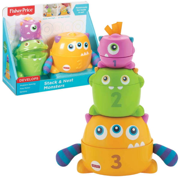 Piramida 2 in 1 “Monstri”