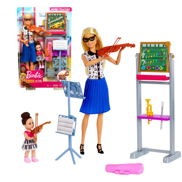 Păpușa Barbie „Profesoară de muzică”