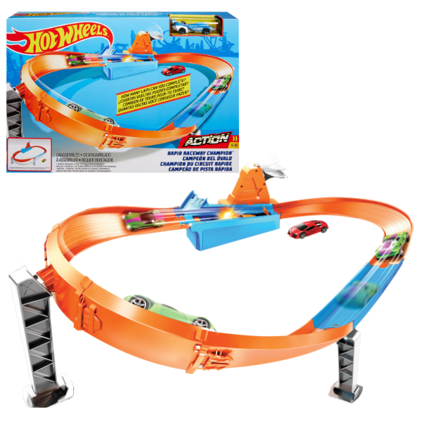 Hot Wheels Track “Campionul cercului” seria “Competitia pentru cupa”