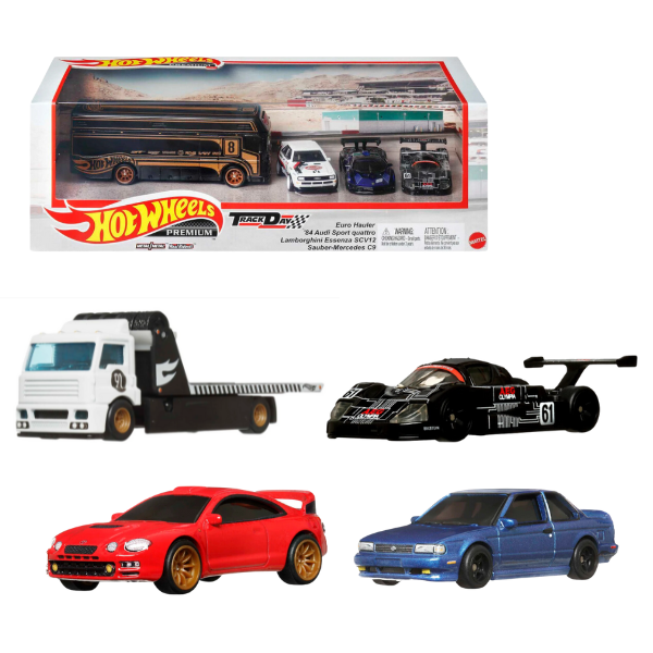 Hot Wheels Set de colecție din 4 automobile Premium Collector Set cu 4 vehicule (as.)