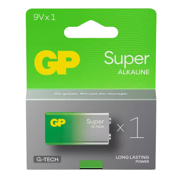 Baterie GP SUPER G-TECH (Krona) 9V