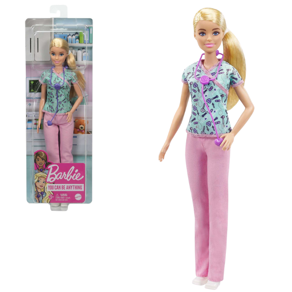 Păpușa Barbie “asistenta medicală” din seria “Pot să fiu”