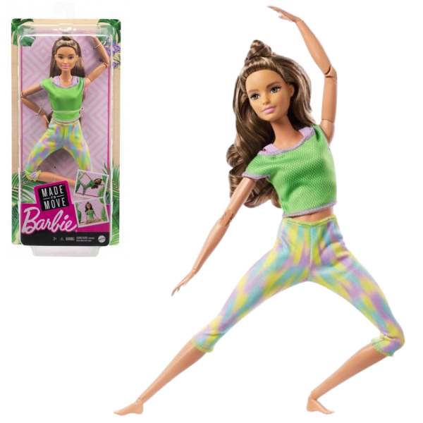 Păpușa Barbie “Made to Move” (blondă)