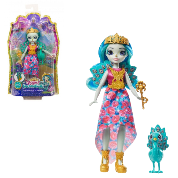 Papusa Enchantimals “Queen Paradise & Rainbow”