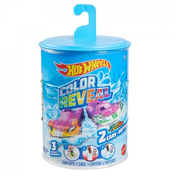 Hot Wheels Set din 2 mașini “Color Reveal”