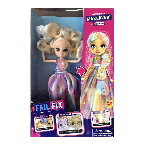 Păpușă cu accesorii Makeover (23см)