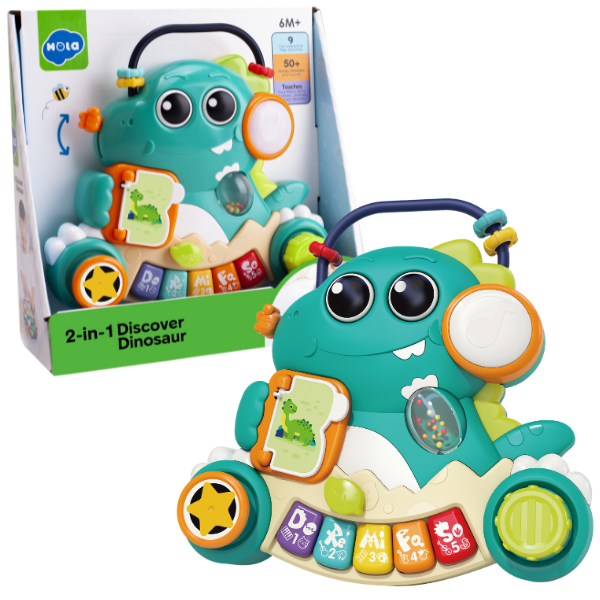 Jucarie pian “Dinozaur” 2 in 1