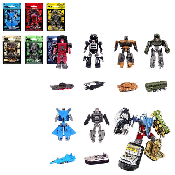 Robot transformer 2 în 1 “Mech Combat”, în as.