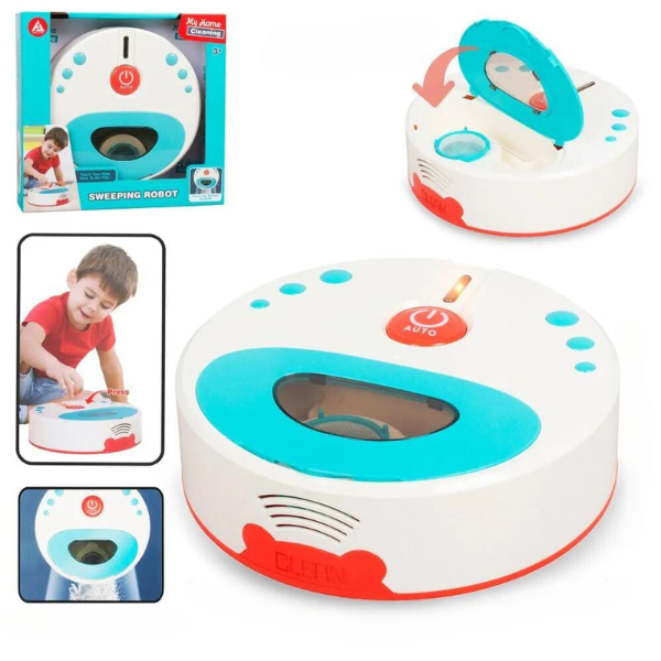 Mini-aspirator robot pentru copii “Curățenie Distractivă”