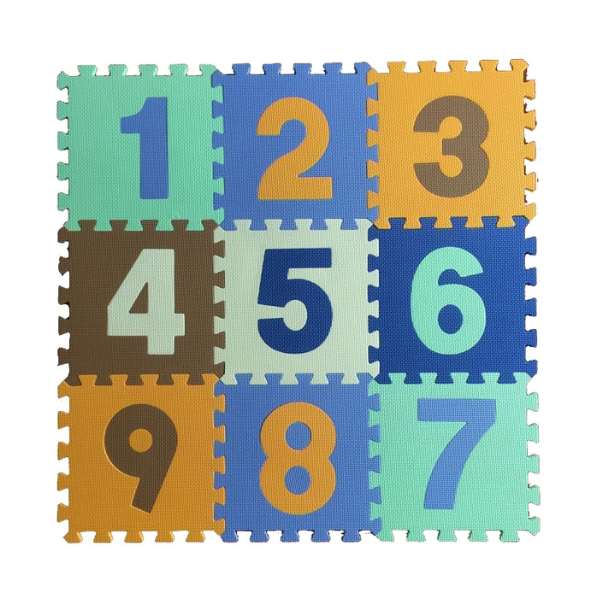 Covoraș-puzzle educativ “Cifre”, 9 elem.