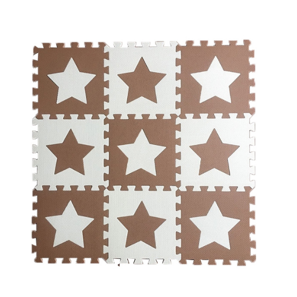 Covoraș-puzzle educativ „Steluțe”, 9 elem.