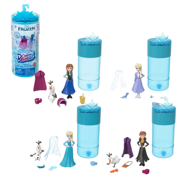 Snow Color Reveal Set Surpriză Disney Frozen , 4 modele