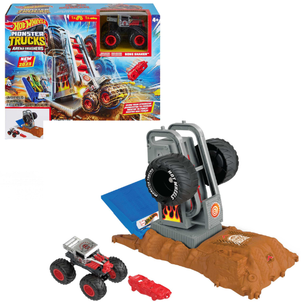 Hot Wheels Monster Trucks ARENA SMASHERS “Provocare”, în as.