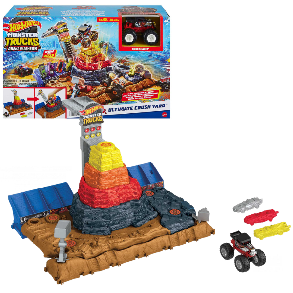 Set de joc Hot Wheels Monster Trucks ARENA SMASHERS “BONE SHAKER”