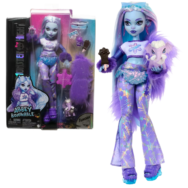 Set de joc Monster High ” Abbey Bominable”, cu accesorii