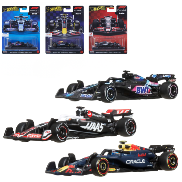 Mașinuță de colecție F1 Hot Wheels 1:64 Premium, în as.