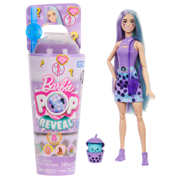 Păpușa Barbie Pop Reveal “Lapte Taro”, Bubble Tea series