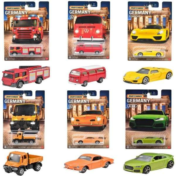 Hot Wheels “Autoturisme germane” Matchbox, în asortiment