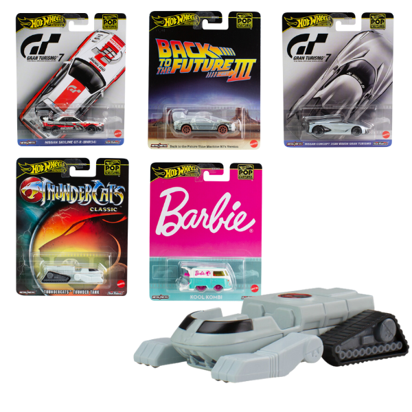 Hot Wheels 1:64 Replici premium din cultura pop, în asortiment