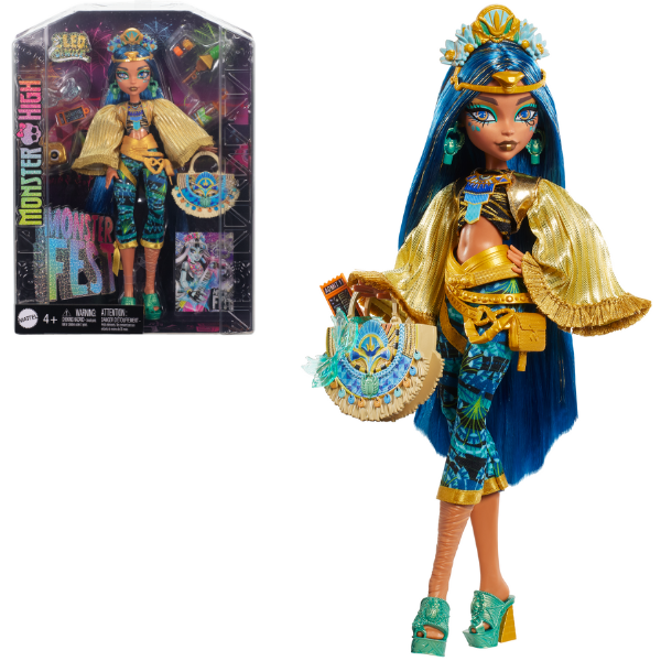 Set de joc Monster High “Cleo De Nile și Monster Fest”, cu accesorii