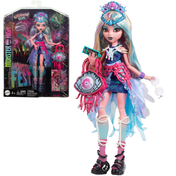 Set de joc Monster High “Lagoona Blue și Monster Fest”, cu accesorii
