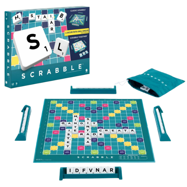 Joc de societate 2 în 1 Scrabble, Core Refresh (rom.)