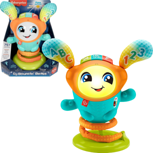Fisher-Price Dj Bouncin’ Beats, jucărie educativă pentru bebeluși