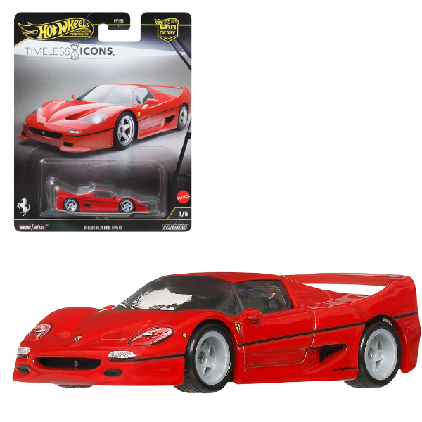 Hot Wheels 1:64 Mașinuță din colecția “Cultura auto”, Ferrari F50