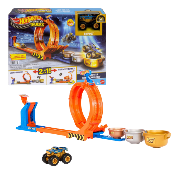 Hot Wheels Monster Trucks “Loop-And-Flip Trophy Challenge”