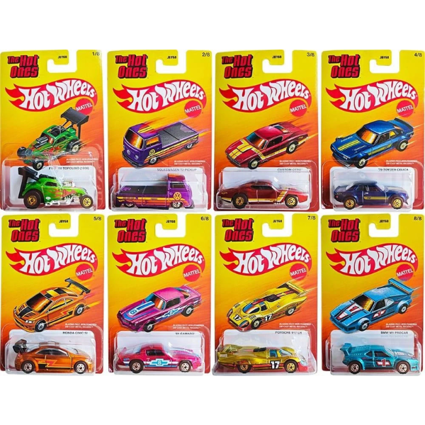 Set mașinuțe de bază Hot Wheels “The Hot Ones” 1:64 (as.)